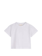 Set t-shirt e salopette per neonata Givenchy Kids bianco e beige con bottoni H31171 192 GIVENCHY KIDS 