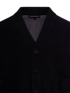 Cardigan per bambino Emporio Armani Kids blu con texture traforata EB001221 AF23412 UB118 EMPORIO ARMANI KIDS 