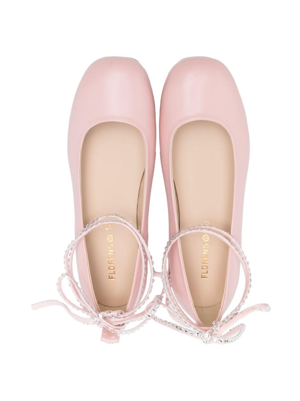 Ballerine per bambina Florens rosa con strass F9230 10J FLORENS 