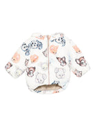 Giubbino Harpo per neonati Molo bianco con stampa animali all-over 5W25M318 9437 MOLO 