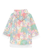 Impermeabile per bambina Stella McCartney Kids verde a fiori TX2A40 Z3057 999MC STELLA McCARTNEY KIDS 