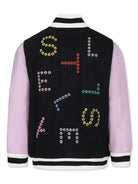 Bomber per bambina Stella McCartney Kids nero con ricamo TV2C27 Z2101 930EM STELLA McCARTNEY KIDS 