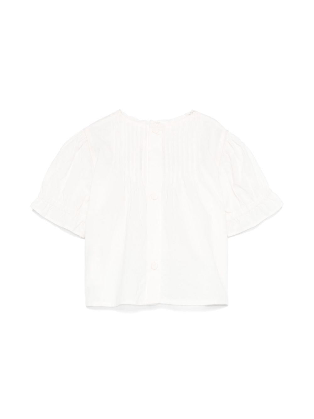 Camicetta per neonata Bonpoint bianco con colletto in pizzo S05XBLW00006 021A BONPOINT 