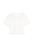 Camicetta per neonata Bonpoint bianco con colletto in pizzo S05XBLW00006 021A BONPOINT 