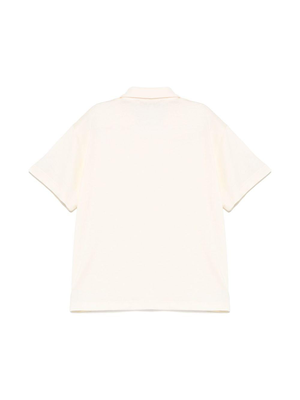 Polo per bambino Paolo Pecora Kids beige chiaro con bottoni frontali PP3935 BURRO PAOLO PECORA KIDS 