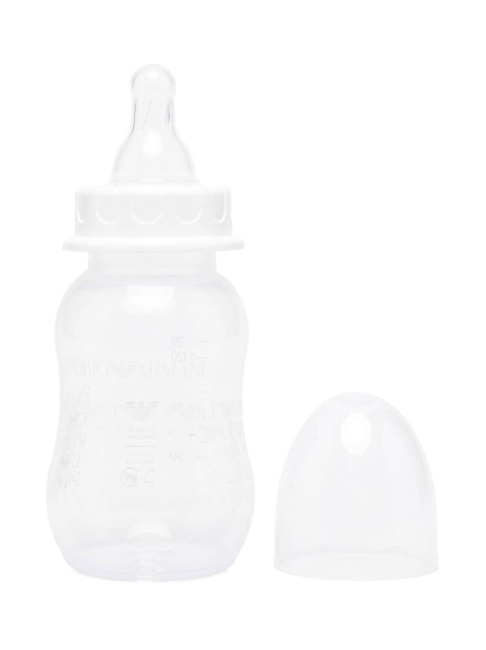 Set biberon per neonati Emporio Armani Kids bianco con stampa 409173 CC919 00010 EMPORIO ARMANI KIDS 