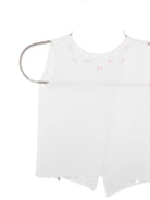 T-shirt per neonata Mariella Ferrari bianco con dettagli ricamati COG7 ROSA MARIELLA FERRARI 
