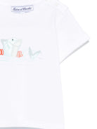 T-shirt per neonato Tartine Et Chocolat bianco con stampa CA10041 51 TArtine & Chocolat 