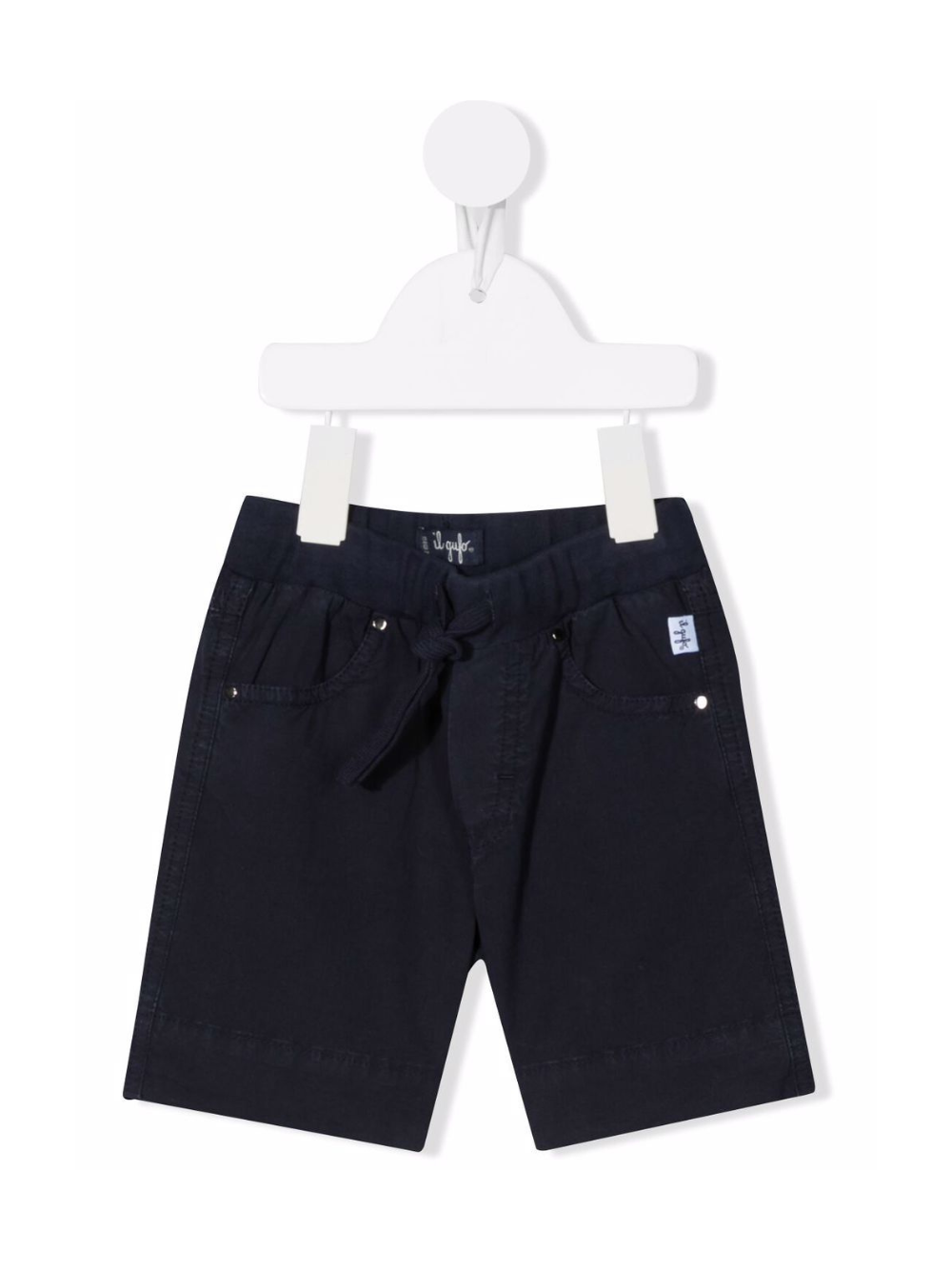 Shorts per neonato Il Gufo blu con coulisse P25PB074C6035 495 IL GUFO 
