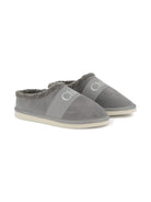 Slippers per bambina Chloé Kids grigie con scritta con logo C20692 047 CHLOE' KIDS 