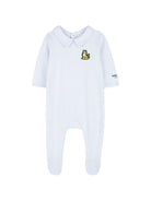Tutine per neonata Kenzo Kids azzurro e beige con applicazioni logo K61614 77M KENZO KIDS 