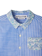 Camicia per neonato Bonpoint Fredy azzurro con motivo gessato S05YSHW00010 215 BONPOINT 