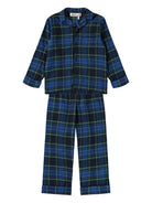 Pigiama Lex per bambino Molo blu con motivo a quadri 6W25R504 5979 MOLO 
