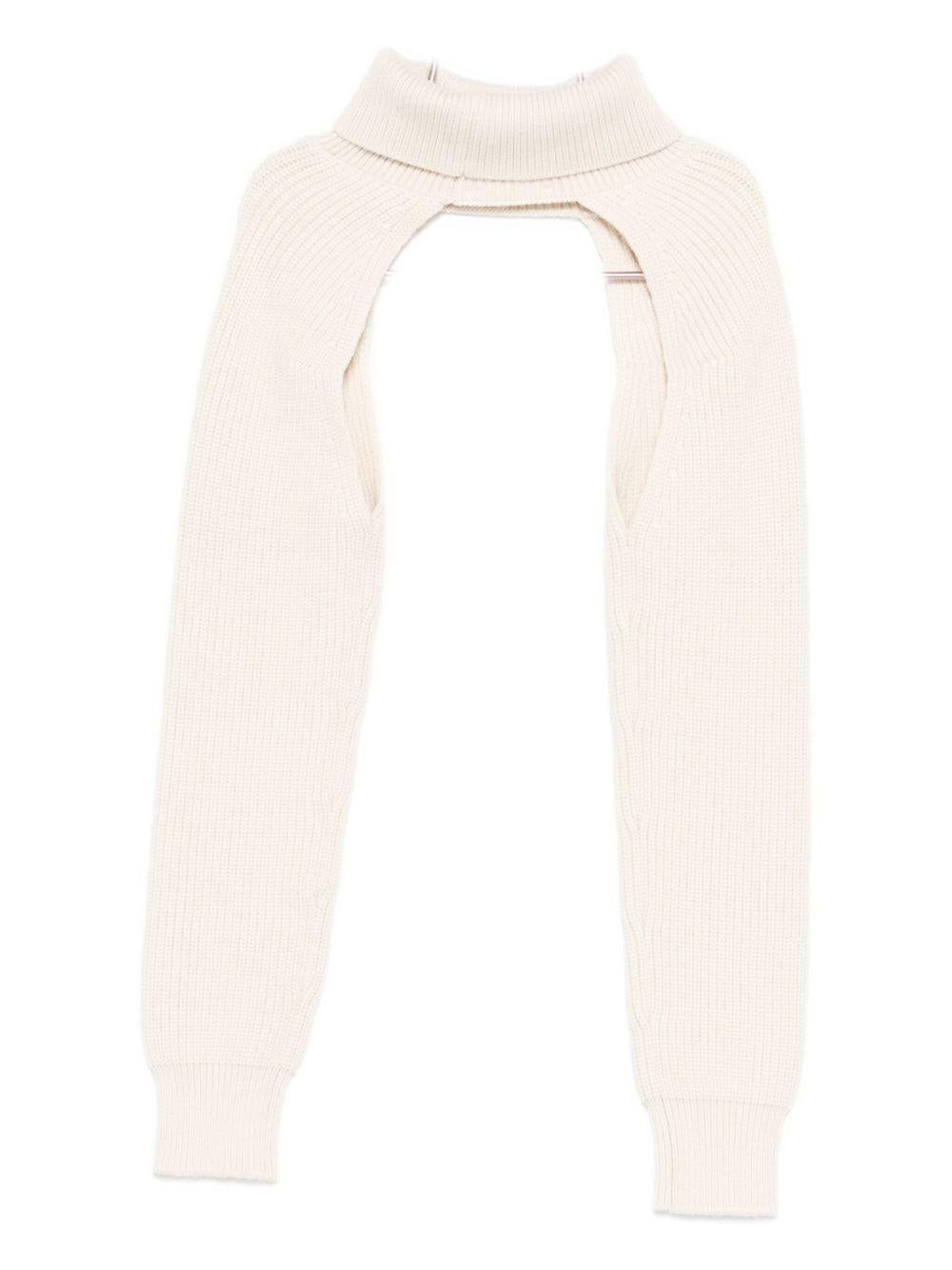 Coprispalle per bambina Pinko Kids bianco con dettaglio logo KFMA018CFL085 0063 PINKO KIDS 