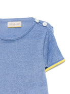 T-shirt per neonata Gensami kids azzurro in maglia GIR01-B-SOFT OCEAN BLUE GENSAMI 