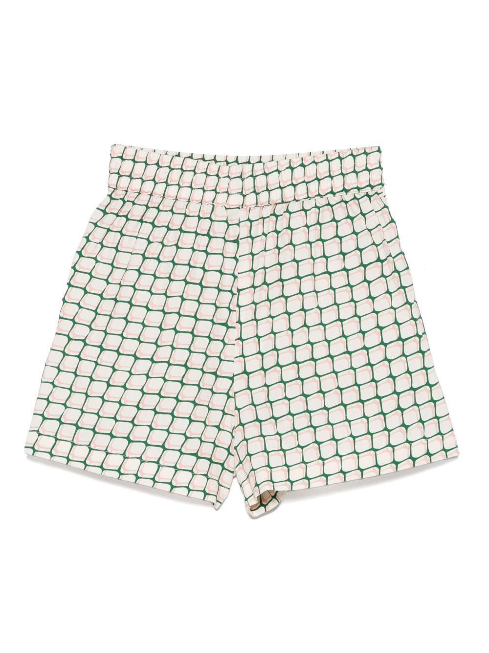 Shorts per bambina Scotch & Soda Kids beige con stampa 179300 270 SCOTCH&SODA 