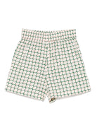 Shorts per bambina Scotch & Soda Kids beige con stampa 179300 270 SCOTCH&SODA 