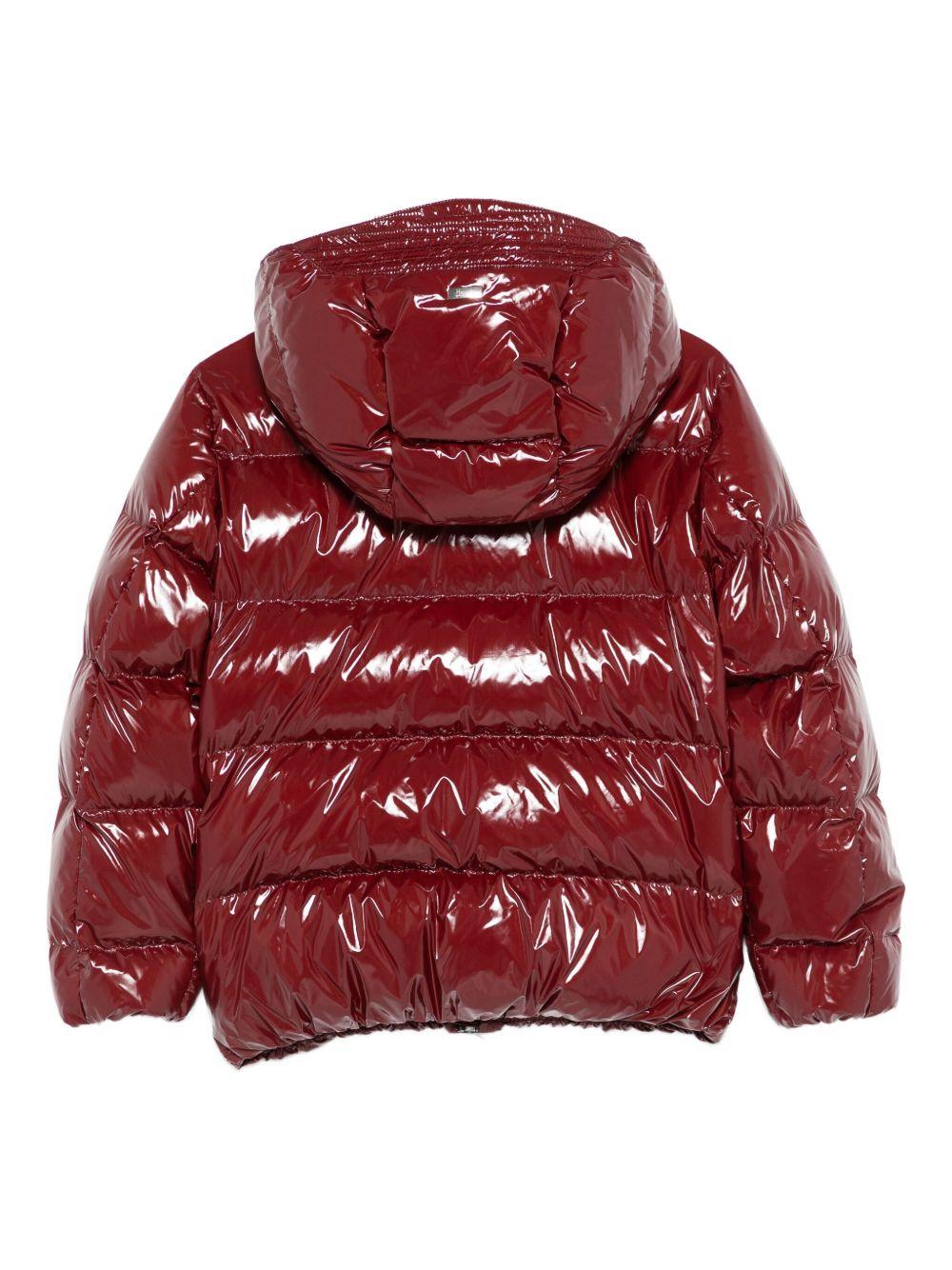 Giubbino per bambina Herno Kids rosso con design imbottito PI000037X12220Z 6705 HERNO KIDS 