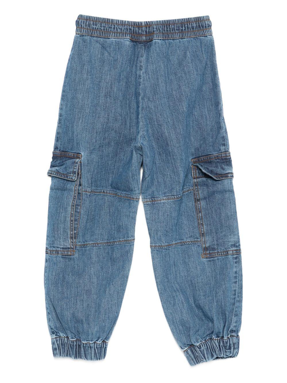 Pantaloni per bambino Molo denim con vita elasticizzata 2S26I107 2192 MOLO 