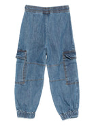 Pantaloni per bambino Molo denim con vita elasticizzata 2S26I107 2192 MOLO 
