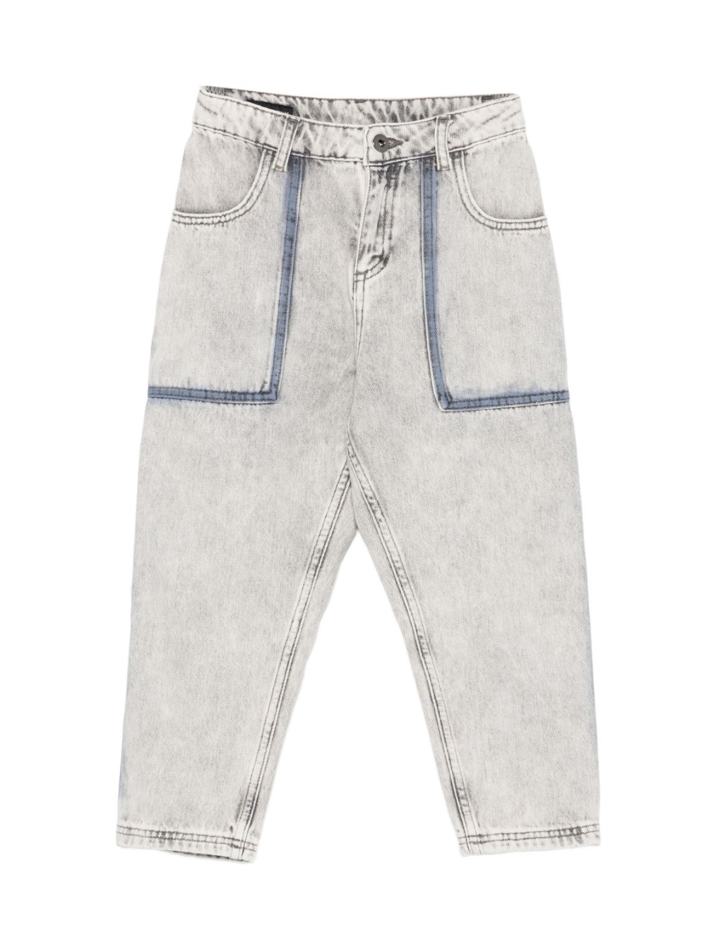 Jeans per bambino Emporio Armani Kids denim con righe laterali EB000528 AF16167 M8098 EMPORIO ARMANI KIDS 