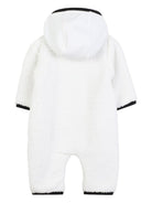 Tutina per neonato Boss Kids bianca con zip a contrasto J52488 117 BOSS KIDS 