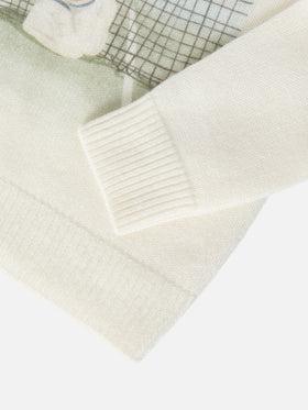 Maglione per bambino Mc2 Saint Barth Kids beige in misto cashmere DOU0019 00341I MC2 ST. BARTH KIDS 