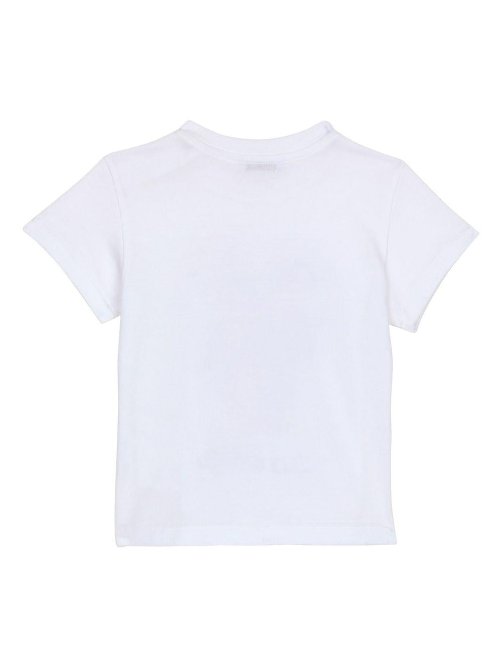T-shirt per neonata Dolce & Gabbana Kids bianco a fiori L2JTIT G7M1Y W0800 DOLCE & GABBANA KIDS 