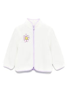 Giacca per bambina Stella McCartney Kids bianco con ricamo TX2A07 Z0506 101 STELLA McCARTNEY KIDS 