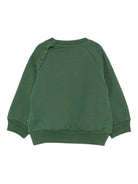 Felpa per neonato Molo verde con motivo a stampa 6W25J206 5533 MOLO 