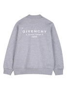 Felpa per bambino Givenchy Kids grigia con logo sul retro H31101 A01 GIVENCHY KIDS 