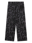 Pantaloni sportivi per bambino Marc Jacobs Kids grigi con Jumbled Logo W60647 075 THE MARC JACOBS KIDS 