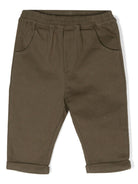 Pantalone verde militare per neonato con logo sul retro Donsje 4089500NB 00081 DONSJE 