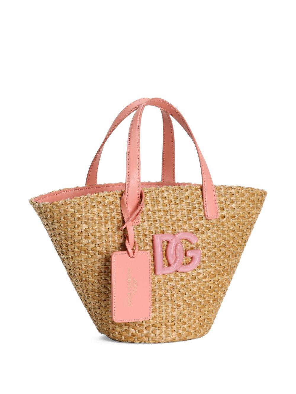 Borsa Coffa per bambina Dolce & Gabbana Kids beige con logo DG EB0249 AX337 HA5XG DOLCE & GABBANA KIDS 
