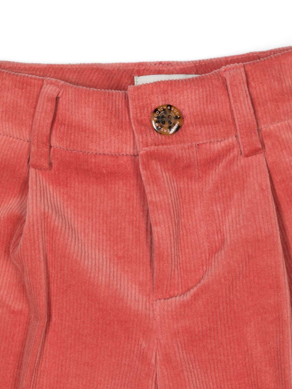 Pantaloni dritti per bambina Scotch & Soda rosa con passanti 177974 650 SCOTCH&SODA 