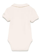 Body per neonata Donsje Moli beige con colletto stile polo 3031500 00004 DONSJE 