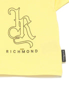 T-shirt per neonato John Richmond Junior giallo con logo RIP25070TS YELLOW JOHN RICHMOND JUNIOR 