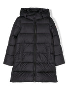 Cappotto per bambina Save The Duck Kids Tiri nero con effetto opaco J40270G MEGA21 10000 SAVE THE DUCK KIDS 