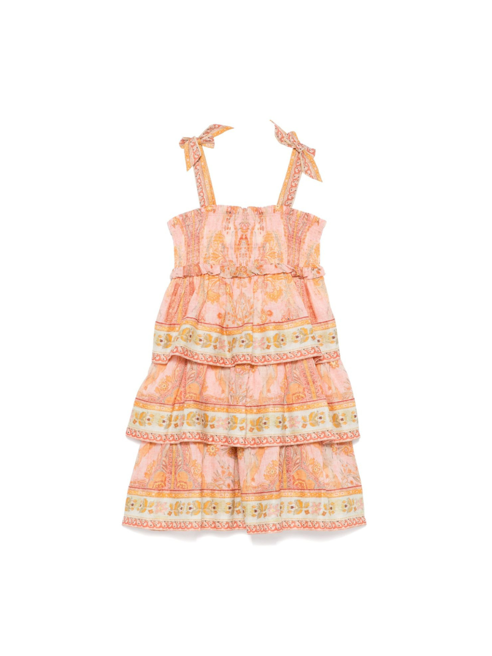 Abito per bambina ZIMMERMANN Kids Wylie multicolore con stampa grafica all-over 8936DR S251 ZIMMERMANN KIDS 
