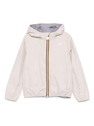 Giubbino Jake per bambino K Way Kids beige con tasche con zip K61314W B1O K-WAY KIDS 