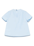T-shirt per neonata A'lapage azzurro in cotone con dettaglio fiocchi AL09 CARTA DA ZUCCHERO A'LAPAGE 