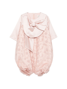 Abito per bambina A'lapage rosa con motivo floreale con rose AL14 ROSA A'LAPAGE 