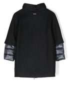 Cappotto per bambina Herno Kids blu con design a strati CA000014G33344 9202 HERNO KIDS 