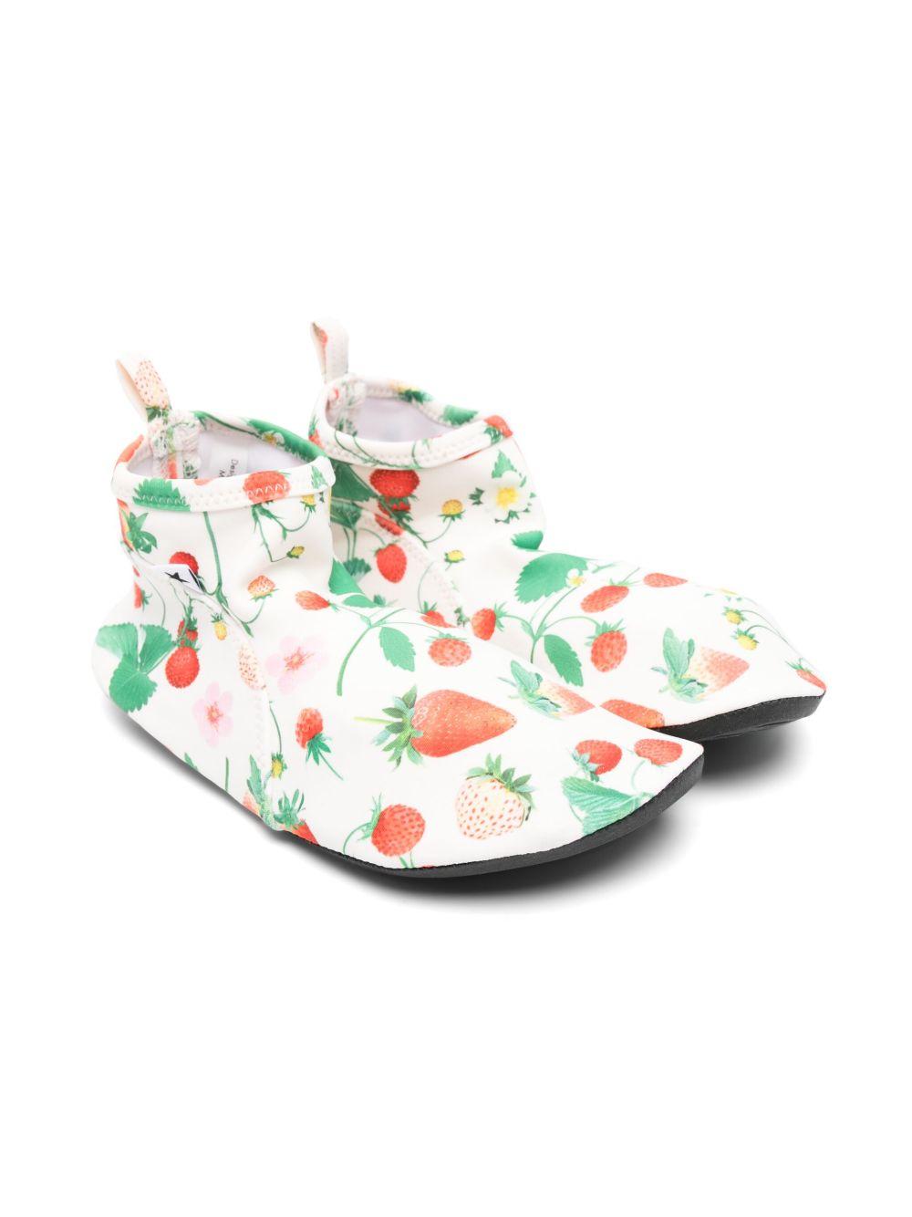 Scarpette da mare per bambina Molo bianco Zimba con linguetta sul tallone e suola in gomma 7S25U302 9247 MOLO 