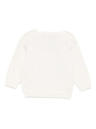 Cardigan per neonato La Stupenderia bianco con scollo a V 1WCCR21 801 LA STUPENDERIA 