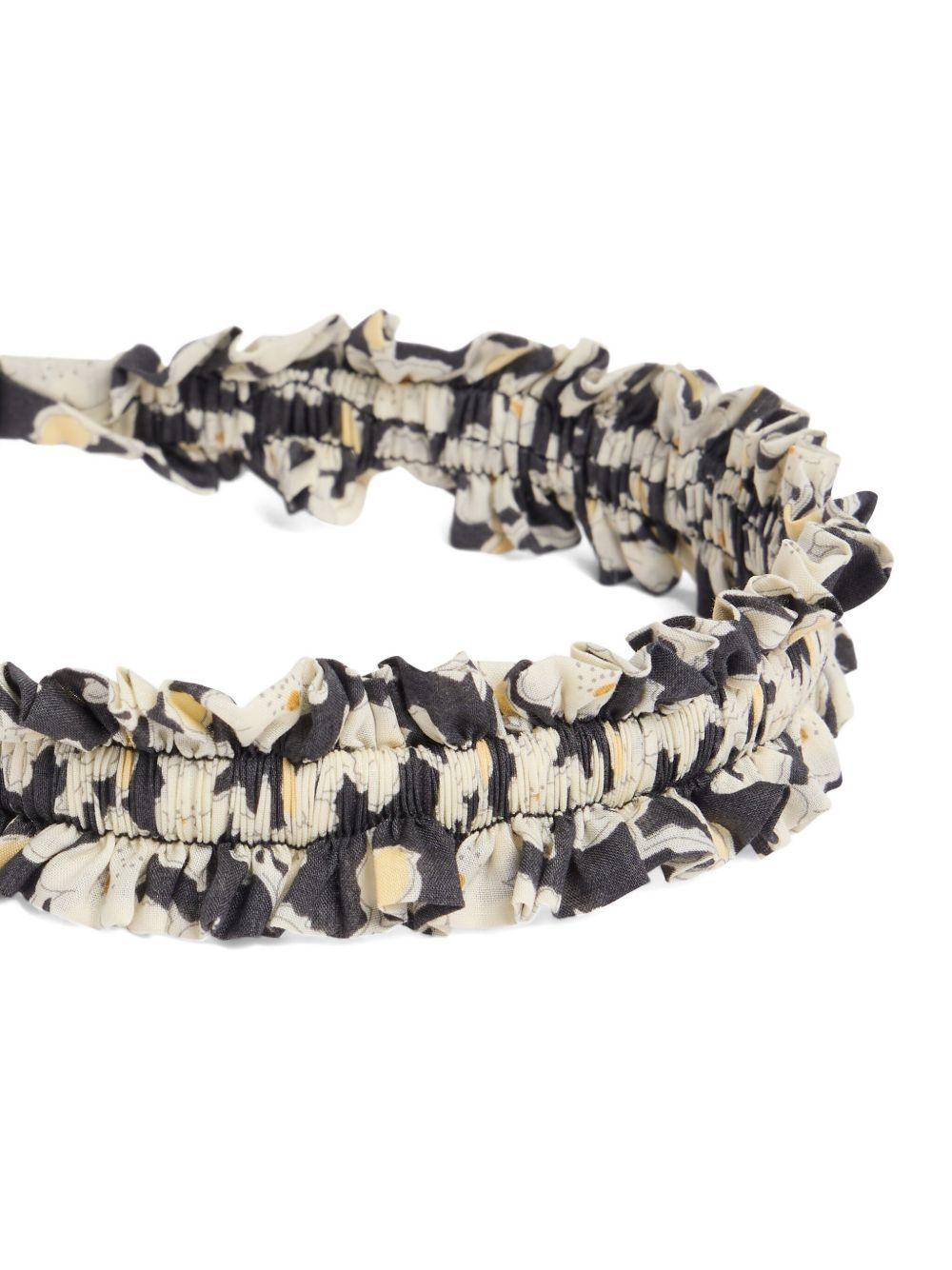 Cerchietto per bambina Bonpoint beige con ruches P05GHAW00002 599 BONPOINT 