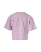 T-shirt per bambina Stella McCartney Kids rosa con logo Stella sul davanti TY8A31 Z0434 51R STELLA McCARTNEY KIDS 