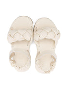 Sandali per bambina Donsje Benz beige con dettaglio intrecciato 2026100 SW008 DONSJE 
