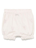 Pantaloncini per neonato Donsje Carson beige con ricamo all-over 3029806 00001 DONSJE 