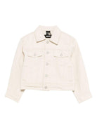 Giacca per bambini Molo beige con collo a punta 5S26M304 8894 MOLO 